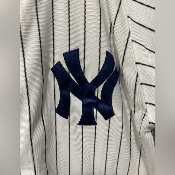 NY Yankees White Baseball Jersey Majestic Men 50 #14 Authentic Fan Gear - Picture 3 of 9